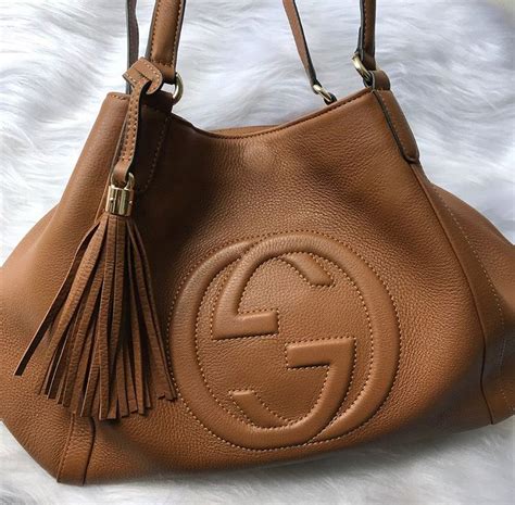 bolsa gucci caramelo